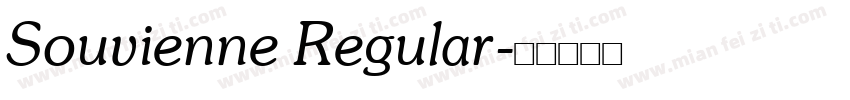 Souvienne Regular字体转换